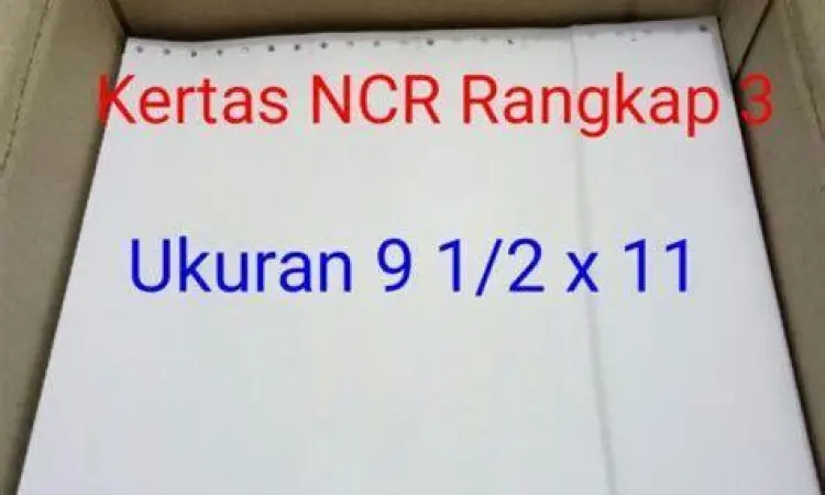 Kertas NCR Berwarna Kertas NCR rangkap 3 untuk nota
