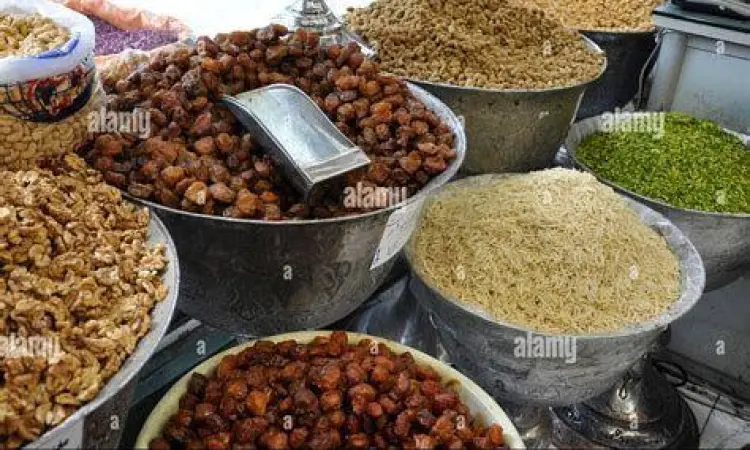 Pasar tradisional di Iran yang menggunakan sistem Toman