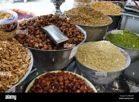 Aktivitas Ekonomi di Pasar Iran Pasar tradisional di Iran yang menggunakan sistem Toman