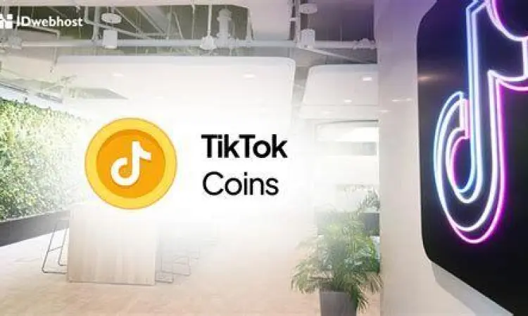 Top Up Koin TikTok Tampilan website top up koin TikTok