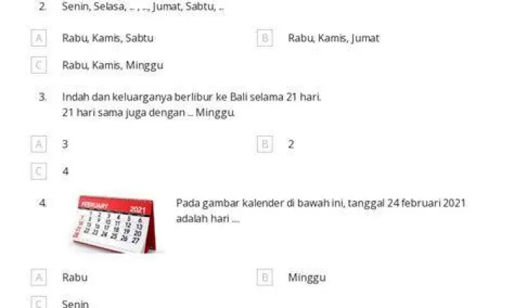 Perhitungan Minggu dalam Setahun Ilustrasi perhitungan matematika waktu