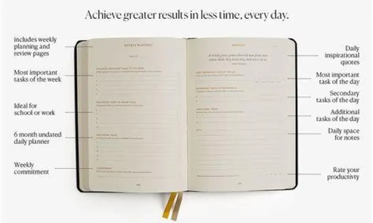 Alat perencanaan produktivitas harian dan mingguan