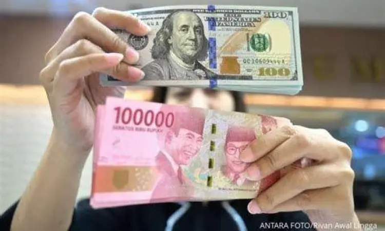 Ilustrasi investasi valuta asing dan tabungan dolar