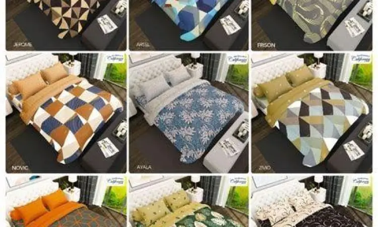 Sprei dan bedcover untuk kasur nomor 1