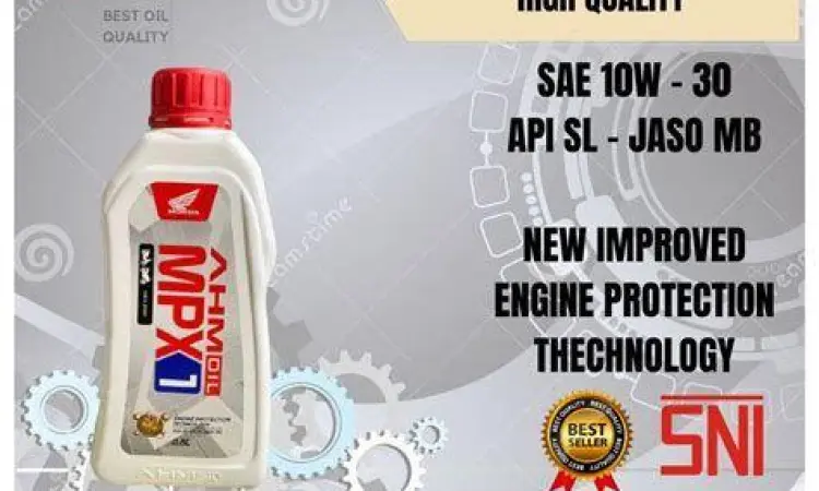 Botol oli mpx 1 ahm untuk motor bebek dan sport