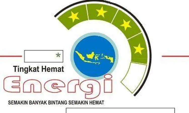 Label energi pada unit AC 1/2 PK