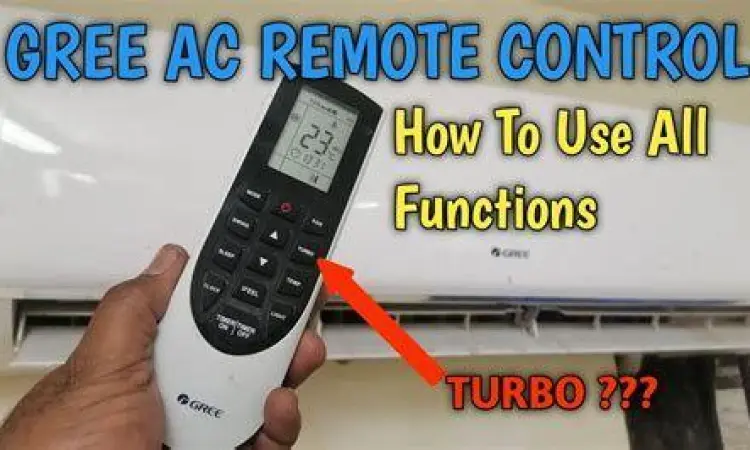 Mode eco pada remote AC untuk hemat energi