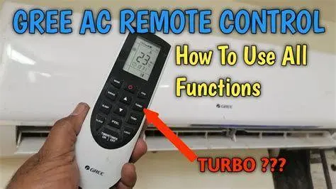 Mode Hemat Energi AC Mode eco pada remote AC untuk hemat energi