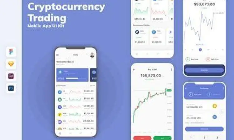 Trading Kripto Mudah Aplikasi trading kripto di smartphone