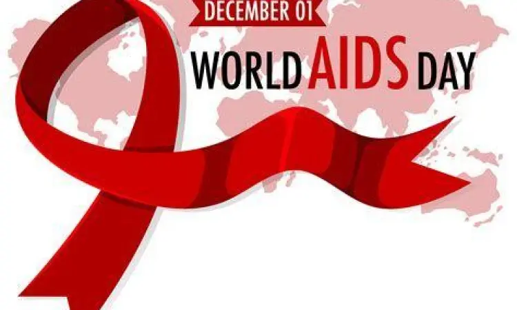 Pita merah simbol Hari AIDS Sedunia