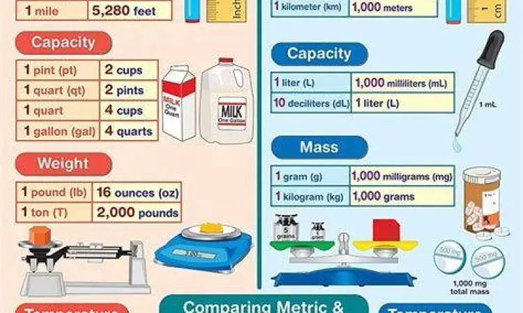 Infografis pendidikan sistem metrik desimeter ke centimeter