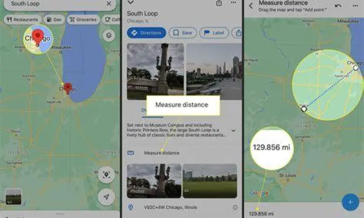 Pengukuran jarak pada aplikasi peta digital