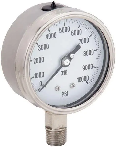Alat Ukur Tekanan Industri Skala pada pressure gauge industri