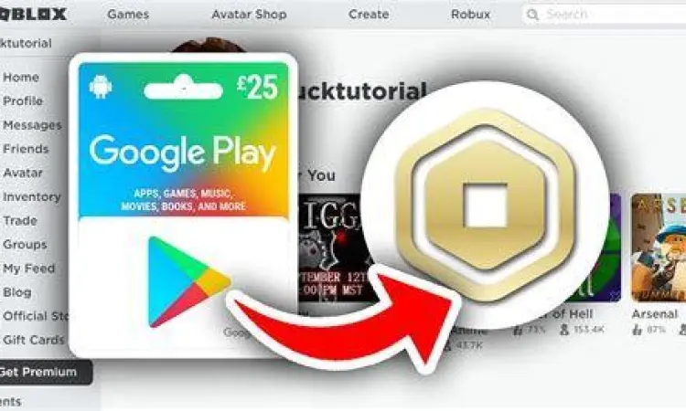 Voucher Robux Indonesia Voucher Google Play untuk beli Robux
