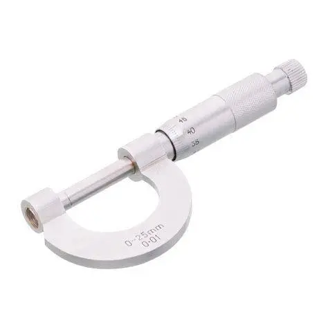Mikrometer Sekrup Presisi Mikrometer sekrup digunakan untuk mendapatkan akurasi hingga fraksi milimeter terkecil