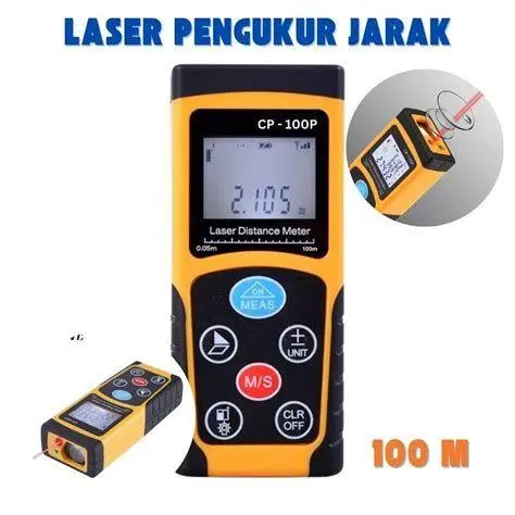 Laser Distance Meter Alat ukur digital modern untuk konversi satuan otomatis