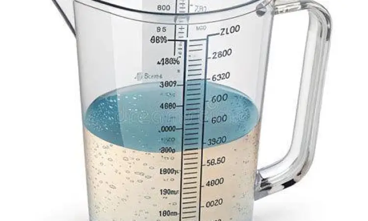 Alat Ukur Volume Gelas ukur dengan skala liter dan galon