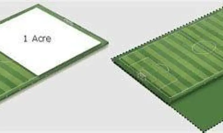 Perbandingan ukuran lapangan sepak bola dengan satu hektare