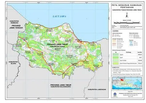Lahan Pertanian Jawa Peta pembagian lahan pertanian di pulau jawa