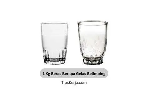 Gelas Belimbing Standar Gelas belimbing yang digunakan untuk menakar beras di dapur