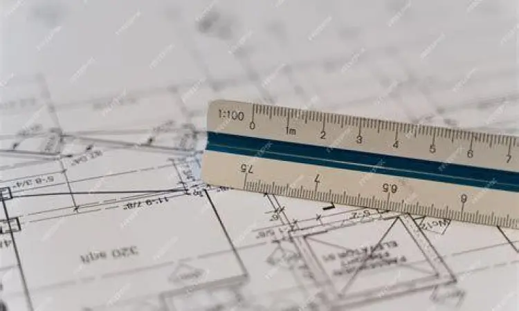 Akurasi Konstruksi Denah konstruksi dengan ukuran milimeter