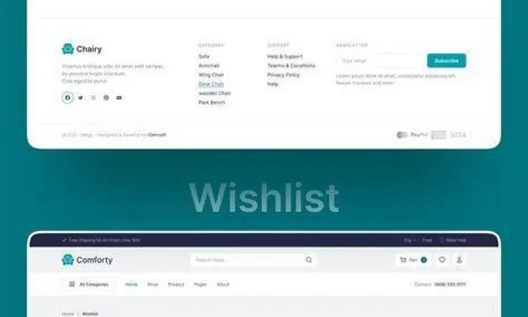 Keranjang belanja online dengan keterangan jumlah pcs