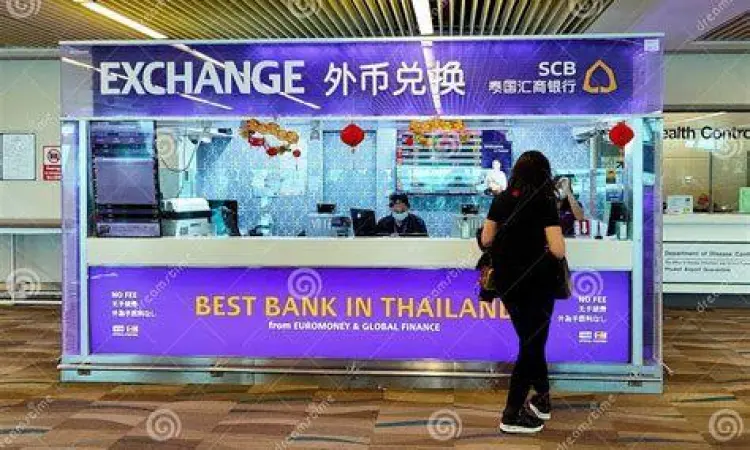 Kantor penukaran uang di Jakarta Indonesia