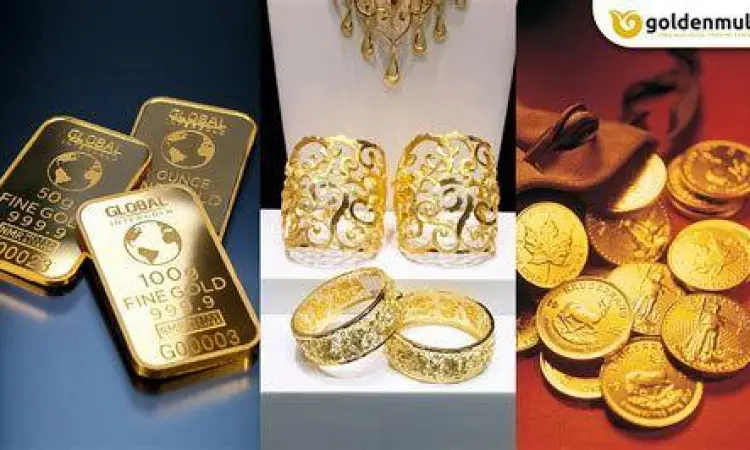 Perbandingan emas batangan dan emas perhiasan