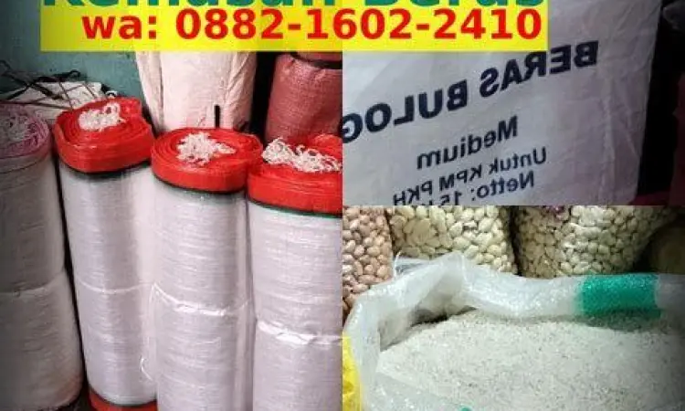 Perbandingan kemasan beras dari ukuran terkecil hingga terbesar